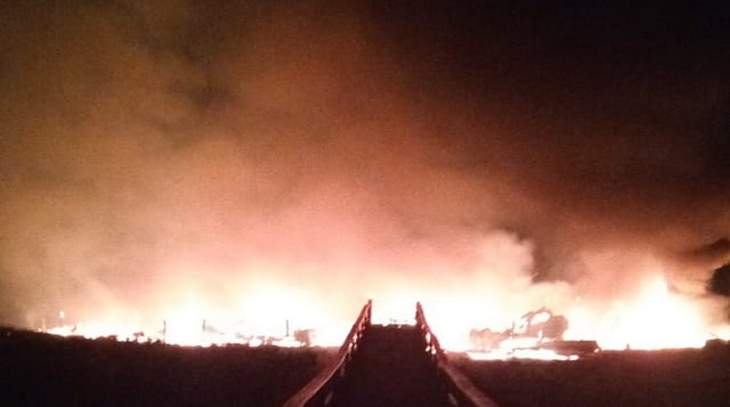 Incêndio destrói único restaurante da Ilha Deserta em Faro