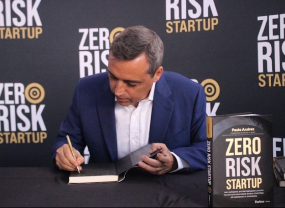 Livro "Zero Risk Startup" do algarvio Paulo Andrez lançado no próximo dia 3 de julho