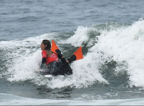 Joana Schenker esteve muito perto de vencer a 2ª etapa do Circuito Nacional Bodyboard