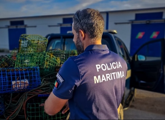 Polícia Marítima apreende 27 artes de pesca em Olhão