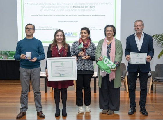 Município de Tavira conquista Galardão ECO XXI com melhor índice de sempre