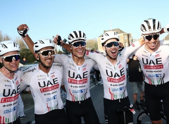 UAE Emirates vai estar na 51.ª Volta ao Algarve em bicicleta