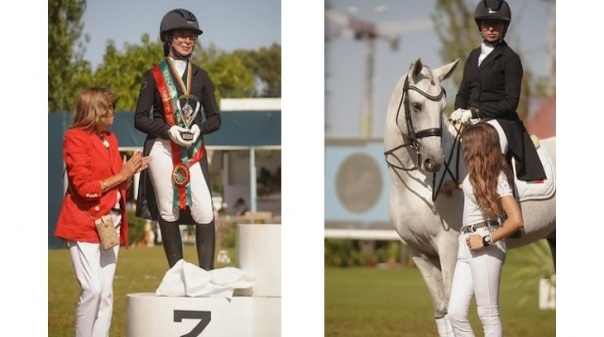 Autarquia de Lagoa felicita Mariana Gaspar André, vice-campeã nacional de Dressage