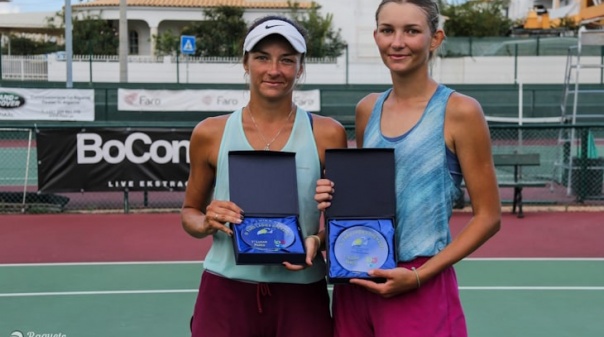 Irmãs ucranianas vencem final de pares no BoConcept Faro Ladies Open