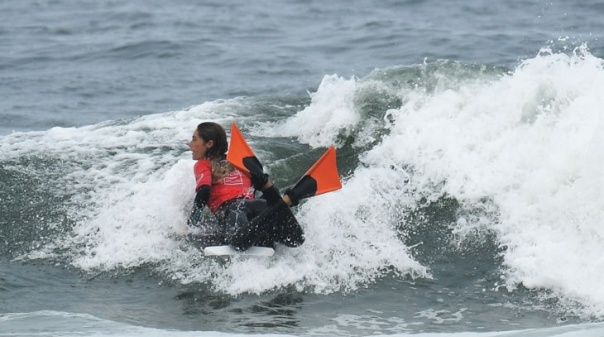 Joana Schenker esteve muito perto de vencer a 2ª etapa do Circuito Nacional Bodyboard