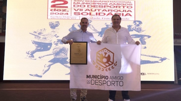 Câmara de Tavira volta a ser distinguida como município amigo do desporto