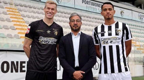 Central Douglas Grolli e médio Lucas Araújo são reforços do Portimonense