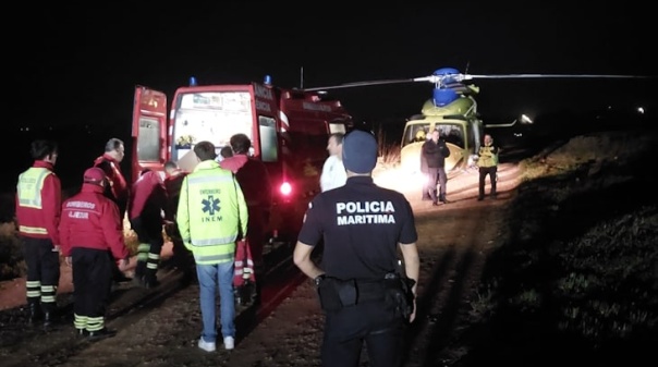 Pescador lúdico resgatado após queda de arriba 